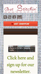 Mobile Screenshot of getstitchin.com