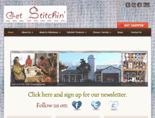 Tablet Screenshot of getstitchin.com